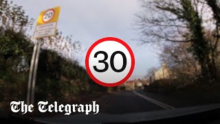 video: Motorists baffled by eight speed limit changes on two-mile stretch of Welsh road