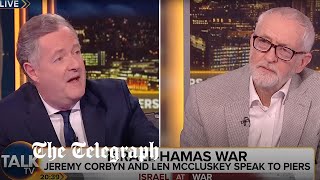 video: Watch: Jeremy Corbyn refuses to call Hamas terrorists after Piers Morgan asks him 15 times
