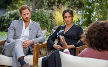 Prince Harry and Meghan are interviewed by Oprah Winfrey