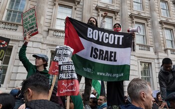 Palestine protests in central London