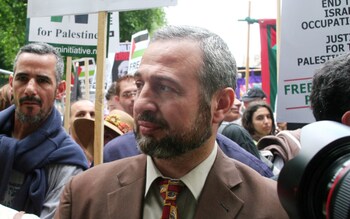 Muhammad Kathem Sawalha, photographed in London in 2007