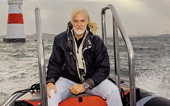 Victor Vescovo, brand ambassador for Omega, wears a Seamaster on every expedition