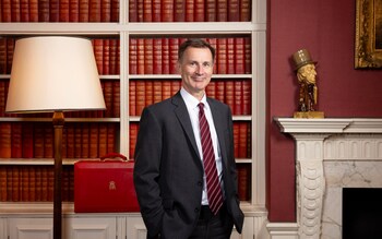 Chancellor of the Exchequer, Jeremy Hunt, photographed in 11 Downing Street, ahead of Wednesday's Autumn Statement