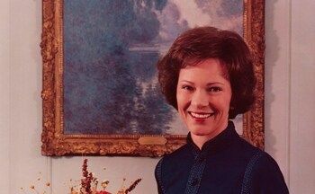 Rosalynn Carter at the White House in 1977